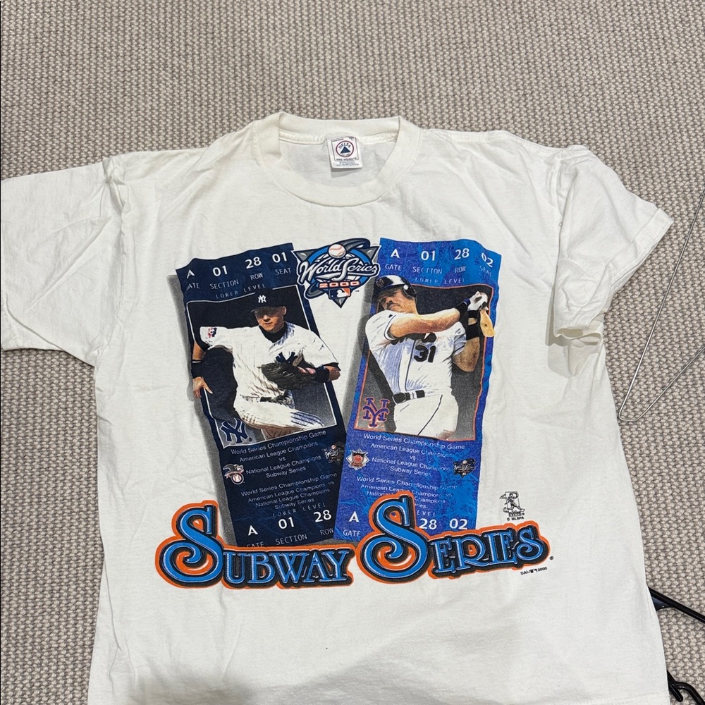 Delta White Subway Series Graphic Tee